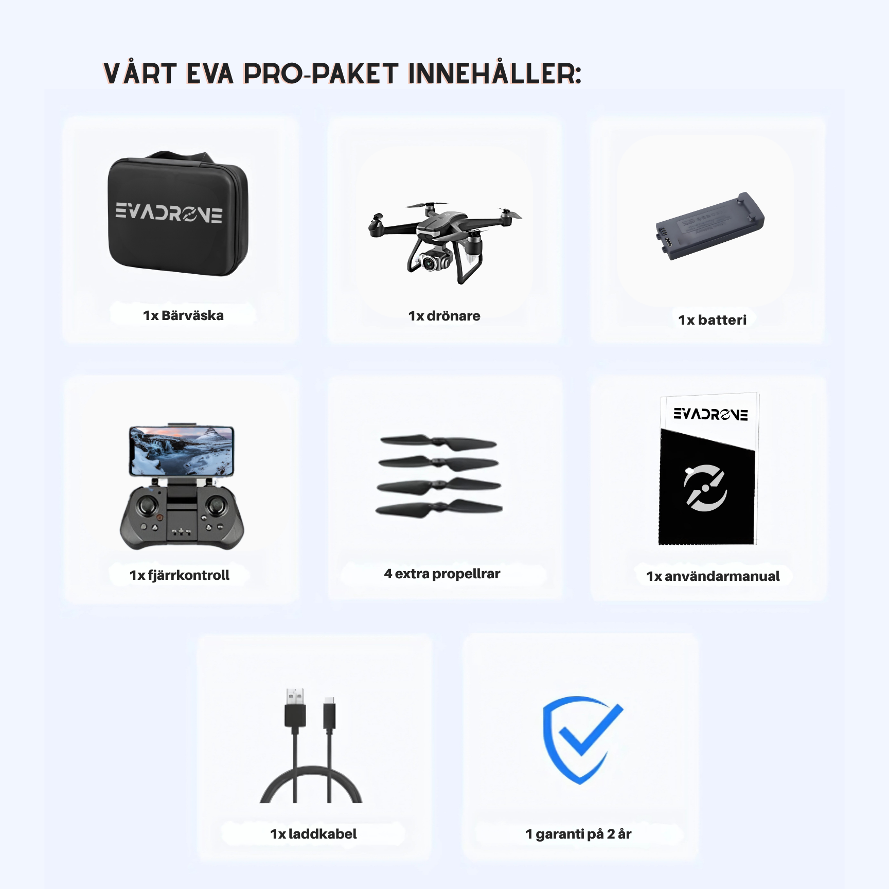 EVA Pro - Drönare 6K